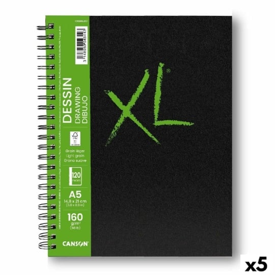 CANSON Carnet de dessin XL BOOK DESSIN, A5