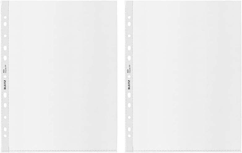 LEITZ Pochette perforée Recycle, A4 Maxi, PP, grainé - Cartouchify