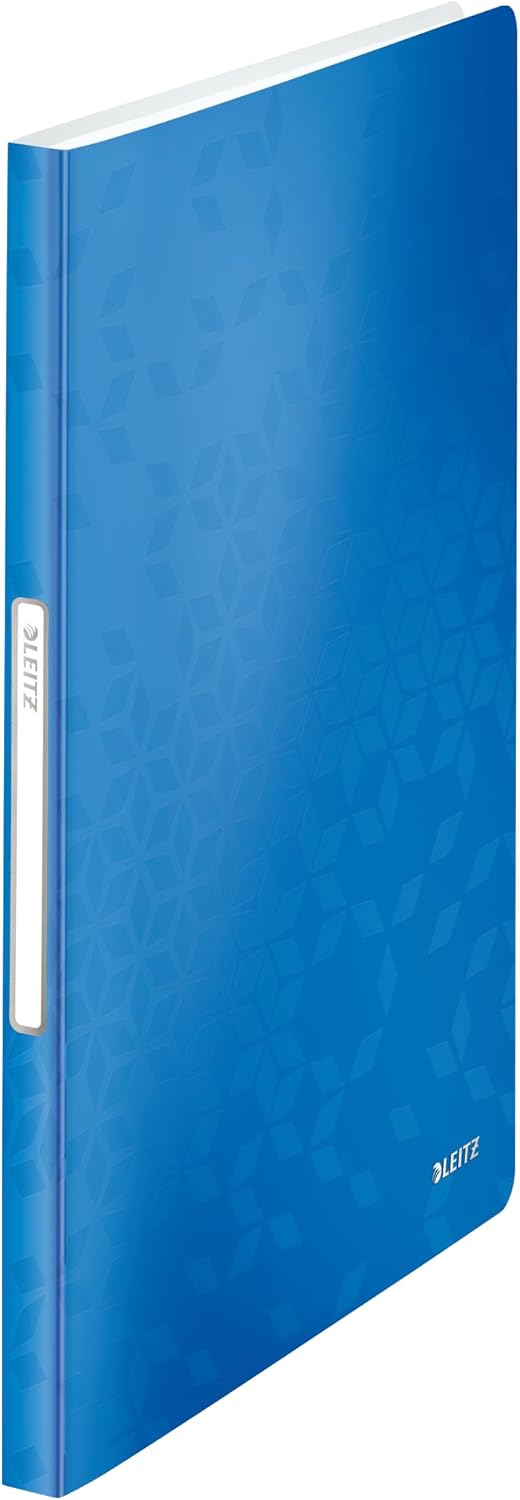 LEITZ Protège-documents WOW, A4, PP, 40 pochettes, bleu - Cartouchify