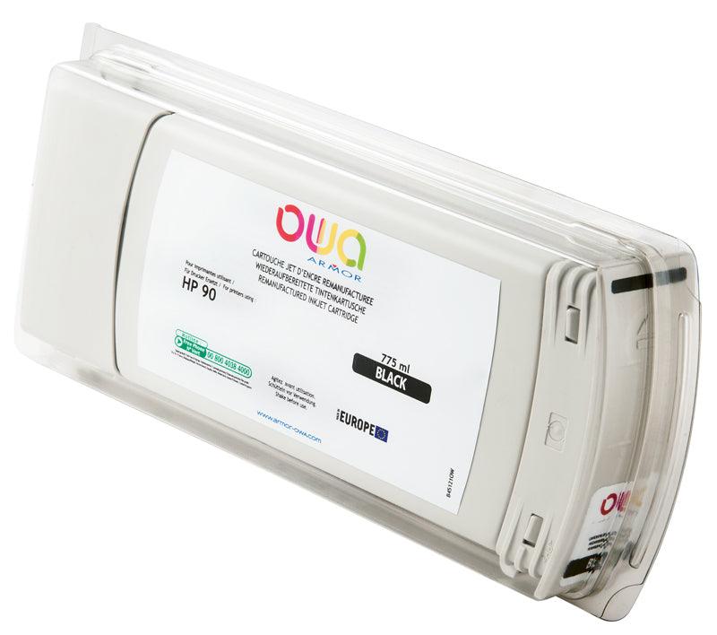 HP 90 - cartouche d'encre traceur remanufacturée OWA pour HP - Noir - Cartouchify