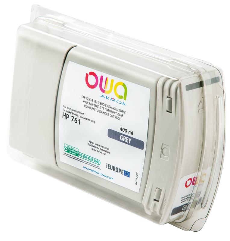 HP 761 - cartouche d'encre traceur remanufacturée OWA pour HP - Gris - Cartouchify