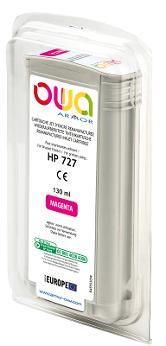 HP 727 - cartouche d'encre traceur remanufacturée OWA pour HP - Magenta - Cartouchify