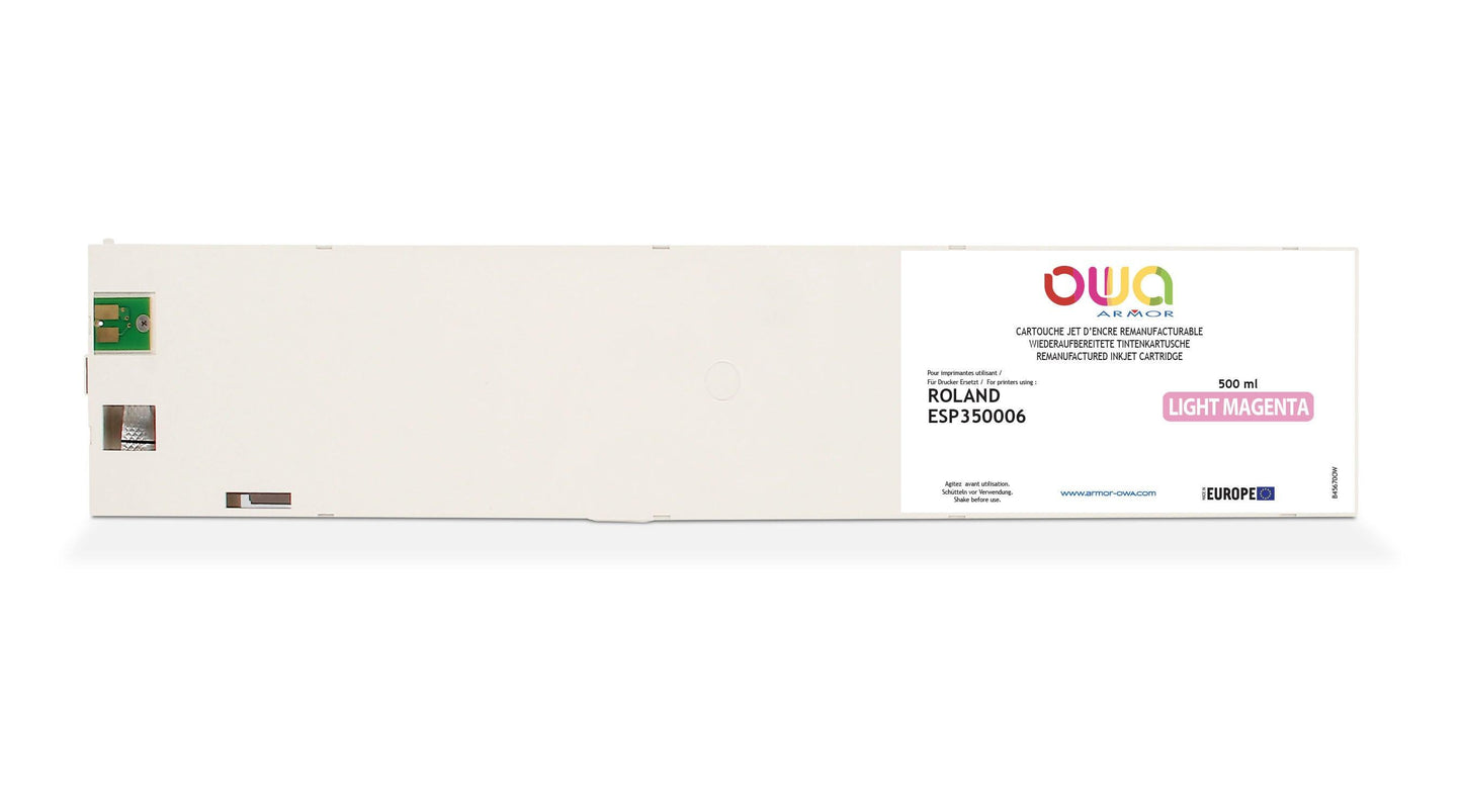 ROLAND ESP3 - cartouche d'encre traceur remanufacturable OWA pour ROLAND - Magenta Clair - Cartouchify