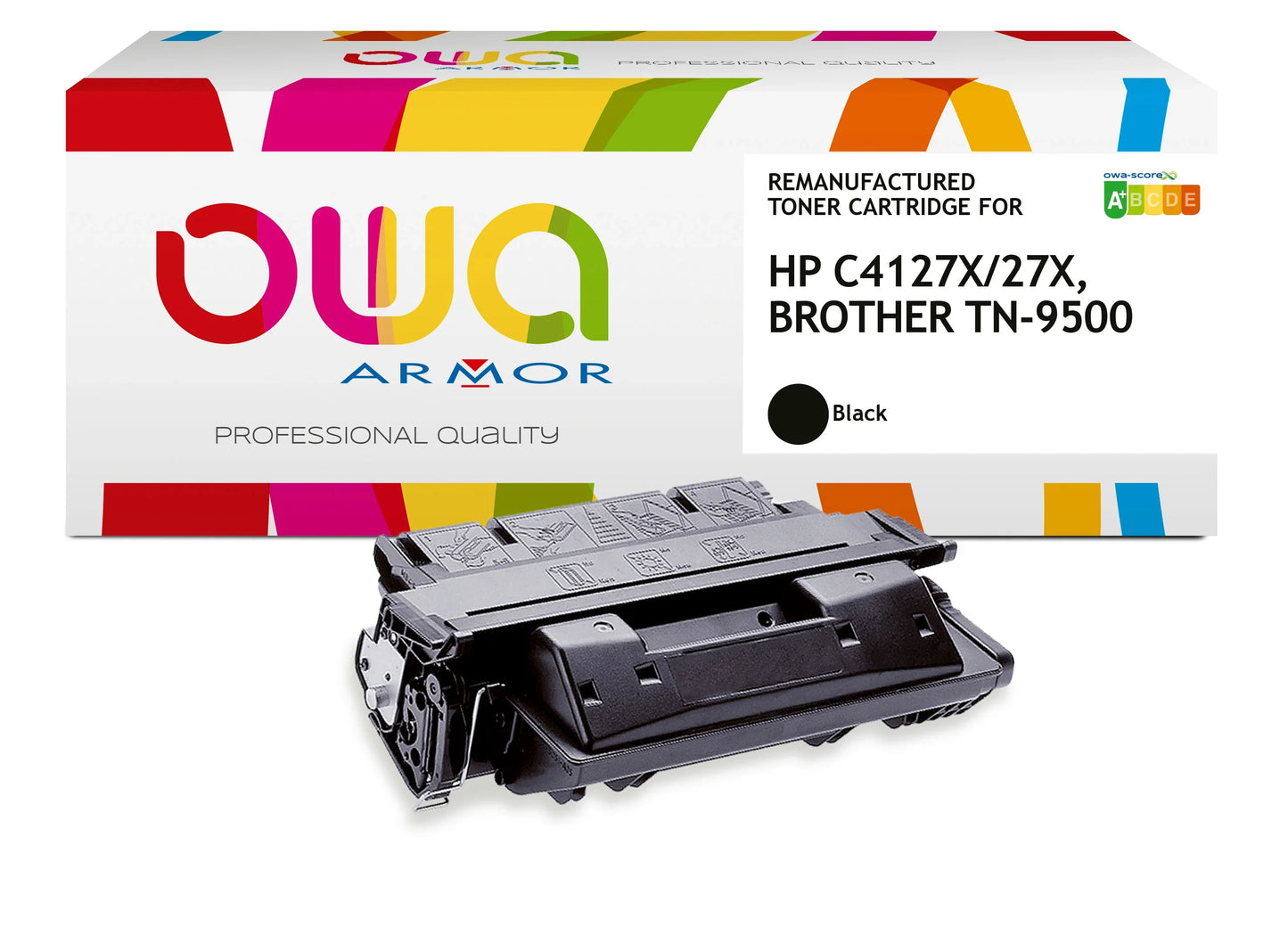 BROTHER TN-9500, HP C4127X - toner remanufacturé OWA pour HP et BROTHER - haute capacité - Noir - Cartouchify