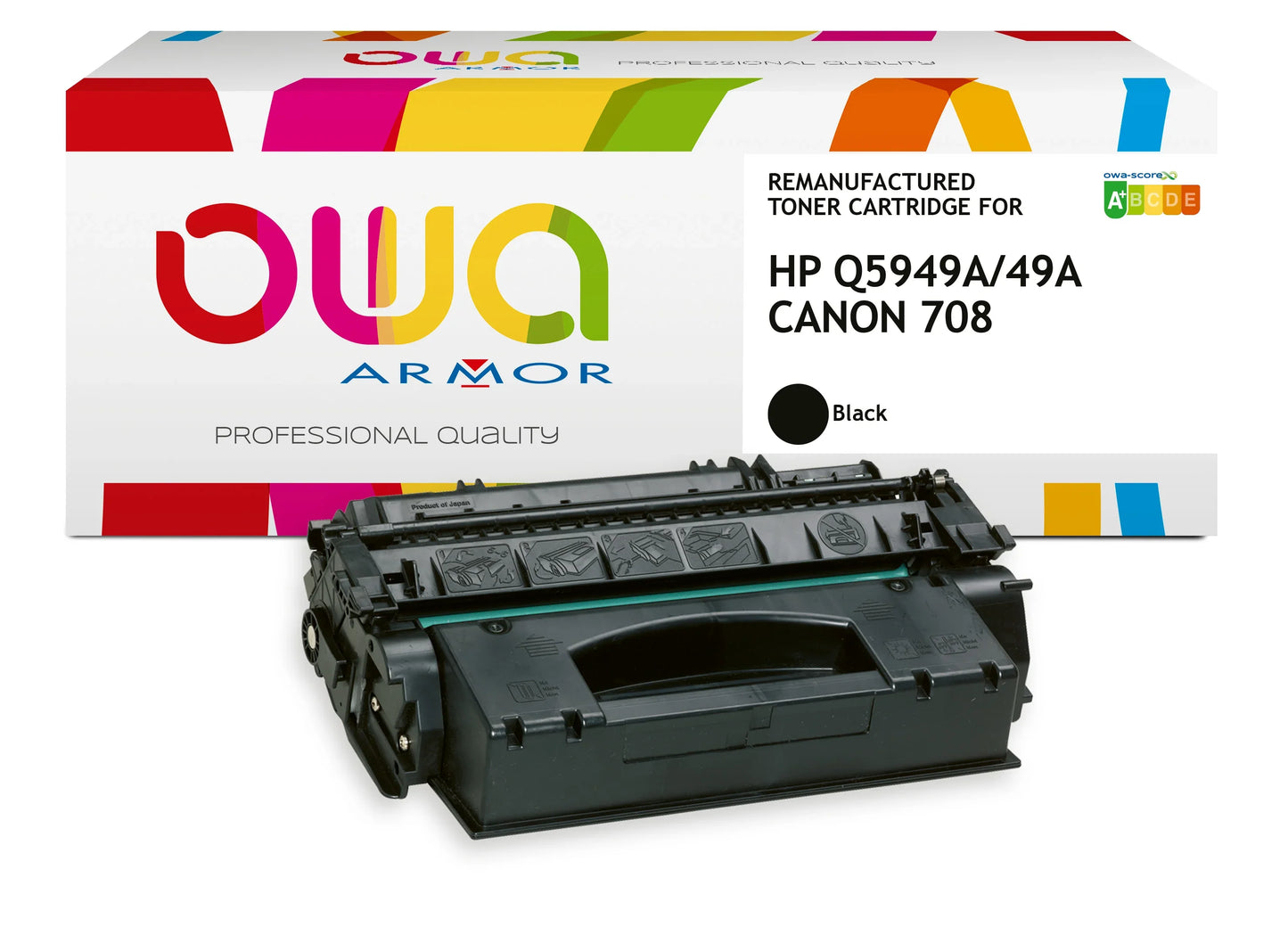 HP Q5949A, CANON 708 - Cartouche laser compatible - Noir - Cartouchify