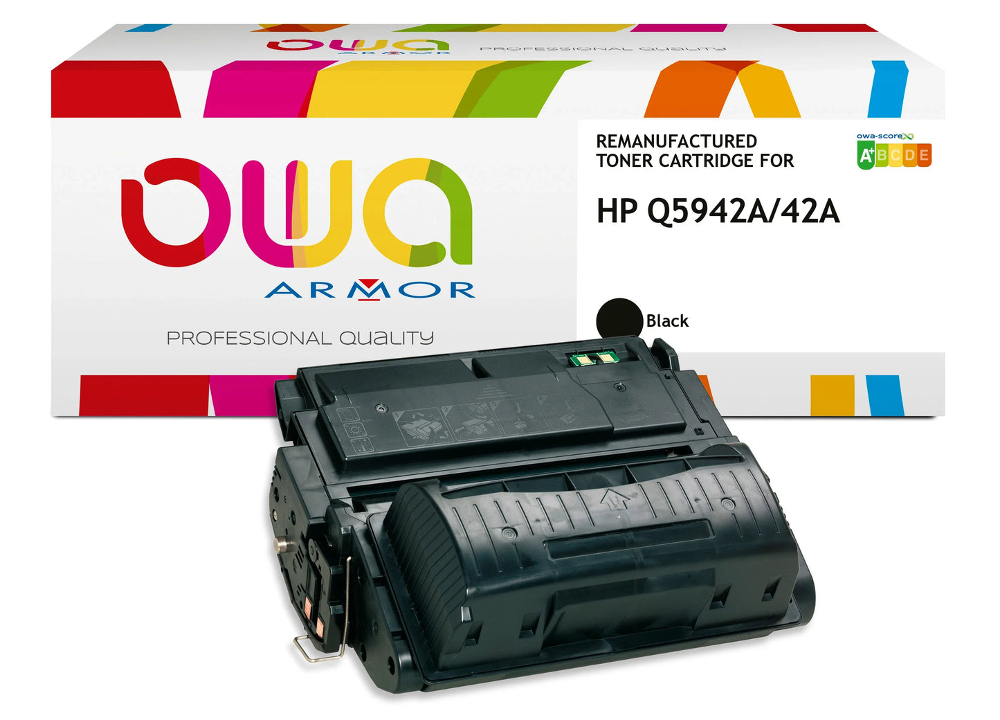 HP Q5942A - Cartouche laser compatible - Noir - Cartouchify