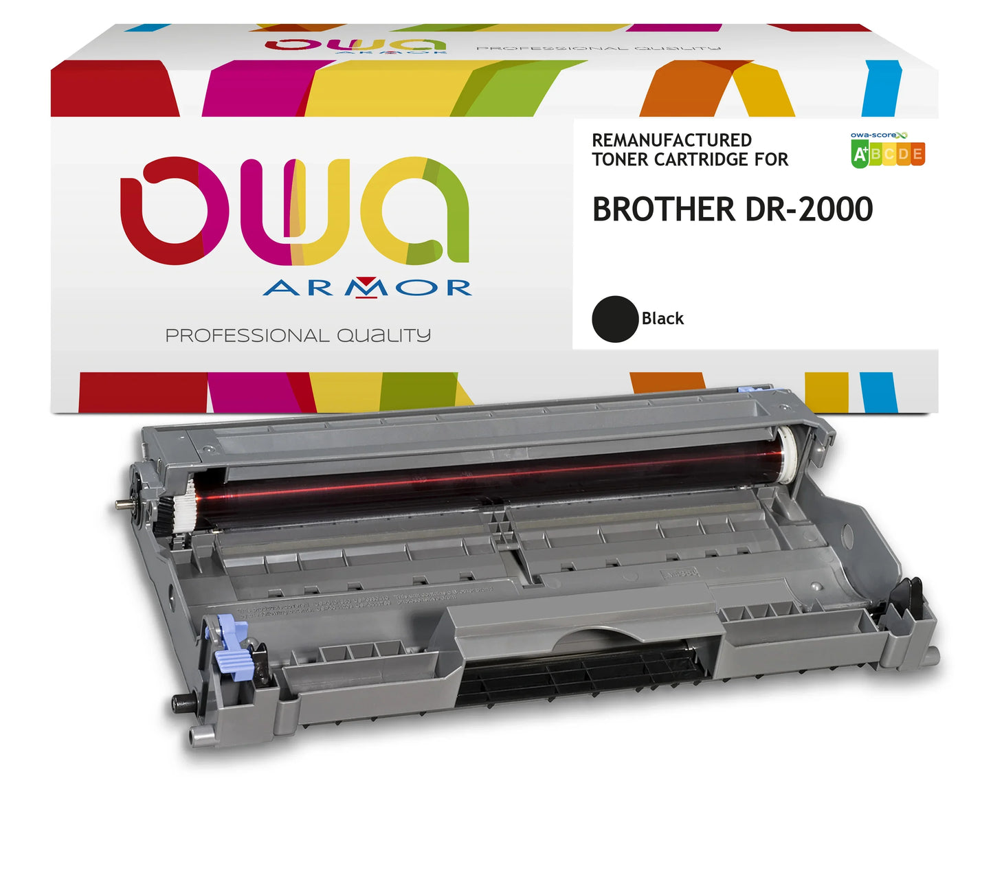 BROTHER DR-2000 - tambour remanufacturé OWA pour BROTHER - Noir - Cartouchify