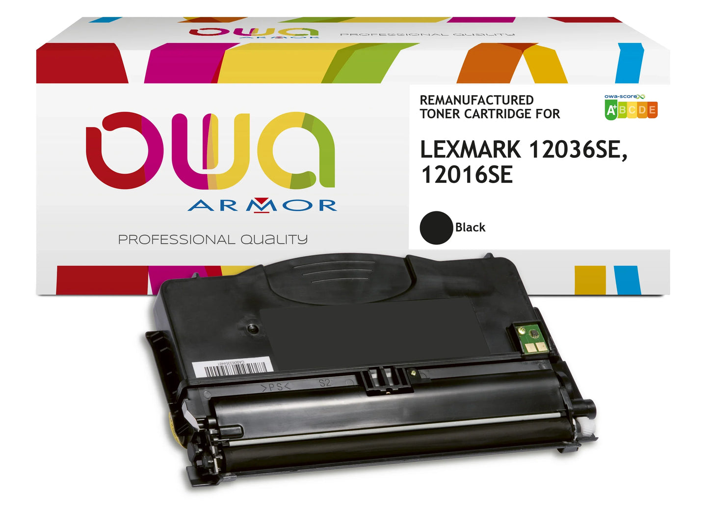 LEXMARK 12036SE, 12016SE - Cartouche laser compatible - Noir - Cartouchify