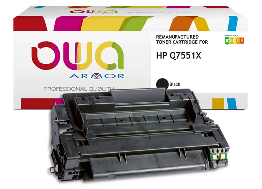 HP Q7551X - toner remanufacturé OWA pour HP - haute capacité - Noir - Cartouchify