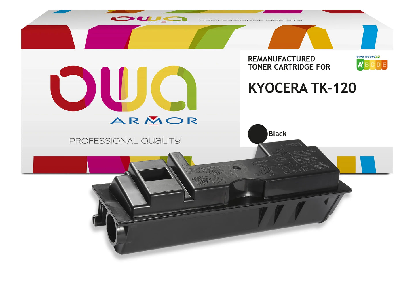 KYOCERA TK-120 - Cartouche laser compatible - Noir - Cartouchify