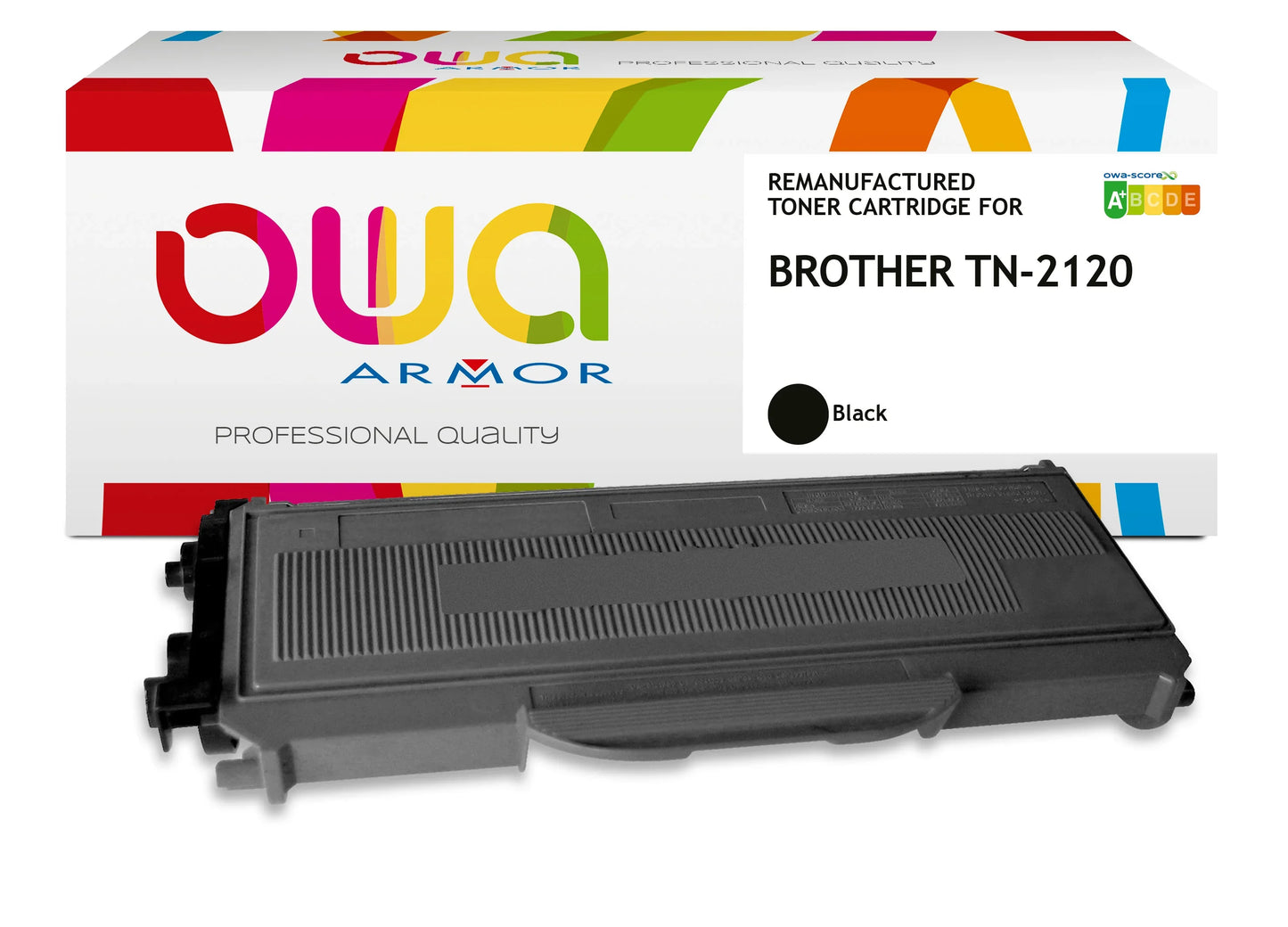 BROTHER TN-2120 - toner remanufacturé OWA pour BROTHER - haute capacité - Noir - Cartouchify
