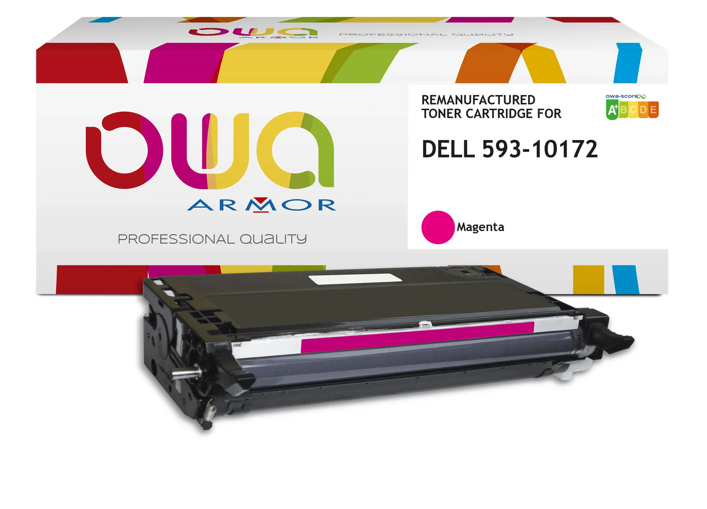 DELL 593-10172 - toner remanufacturé OWA pour DELL - haute capacité - Magenta - Cartouchify
