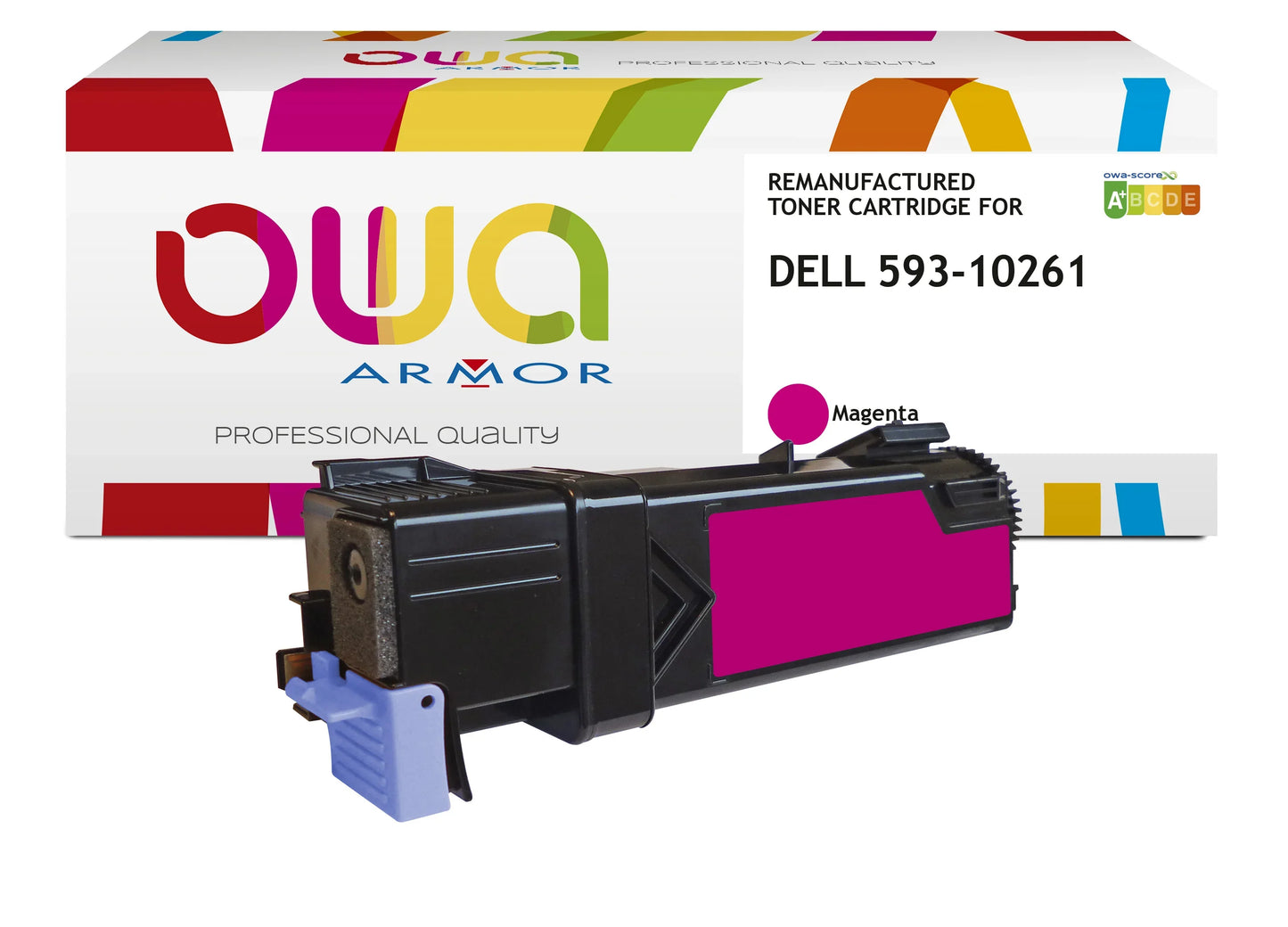 DELL 593-10261 - toner remanufacturé OWA pour DELL - haute capacité - Magenta - Cartouchify