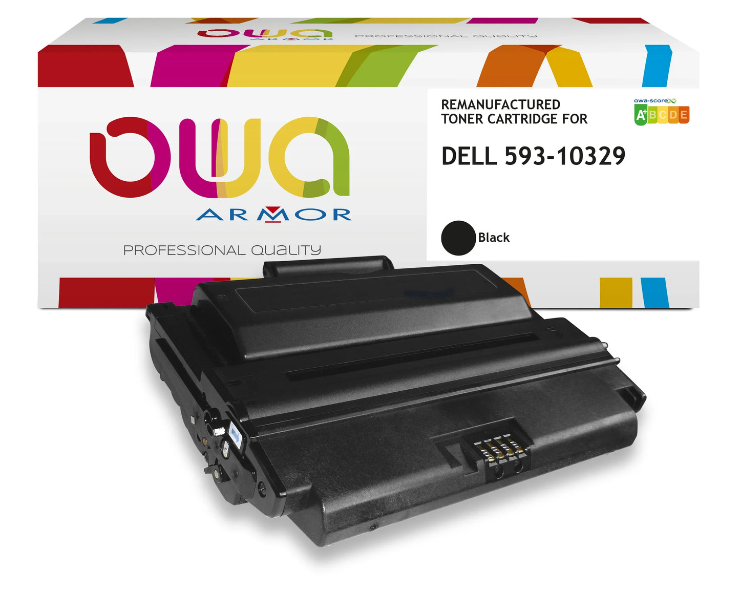 Image du dell 593-10329 - toner remanufacturé owa pour dell - haute capacité - noir