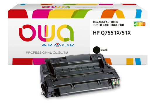 HP Q7551X - toner remanufacturé OWA pour HP - extra haute capacité - Noir - Cartouchify