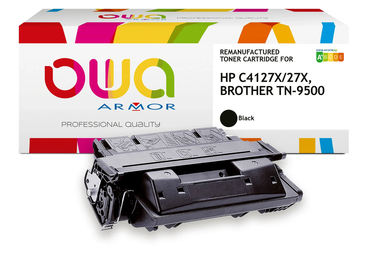 BROTHER TN-9500, HP C4127X - toner remanufacturé OWA pour HP et BROTHER - extra haute capacité - Noir - Cartouchify