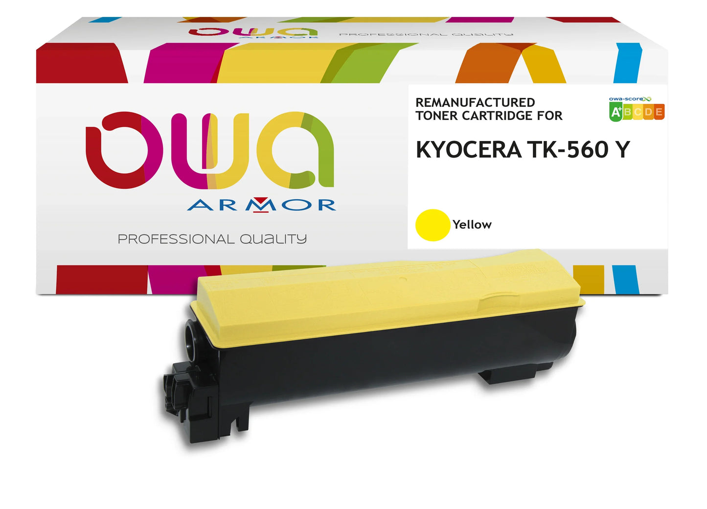 KYOCERA TK-560 Y - Cartouche laser compatible - Jaune - Cartouchify