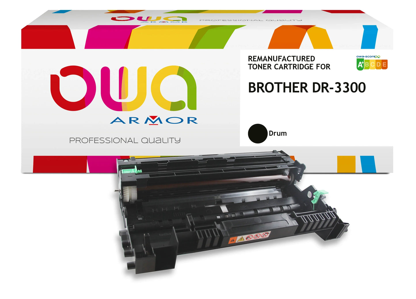 BROTHER DR-3300 - tambour remanufacturé OWA pour BROTHER - Noir - Cartouchify