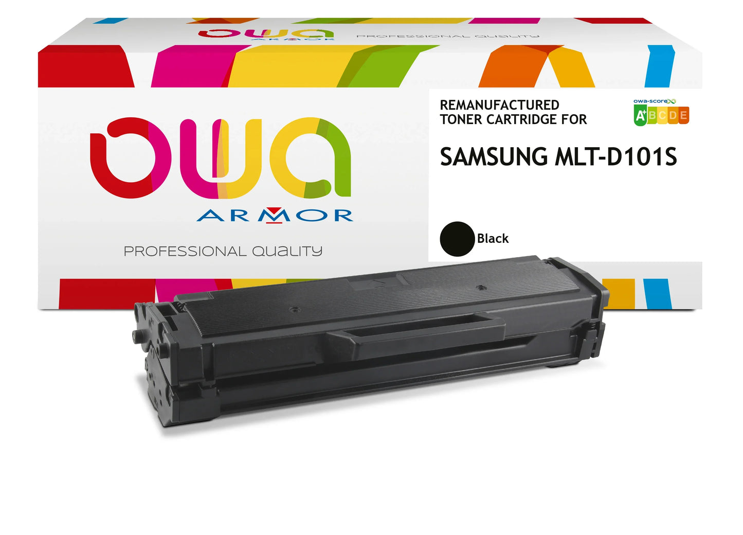 Image du samsung mlt-d101s/els - toner remanufacturé owa pour samsung - noir