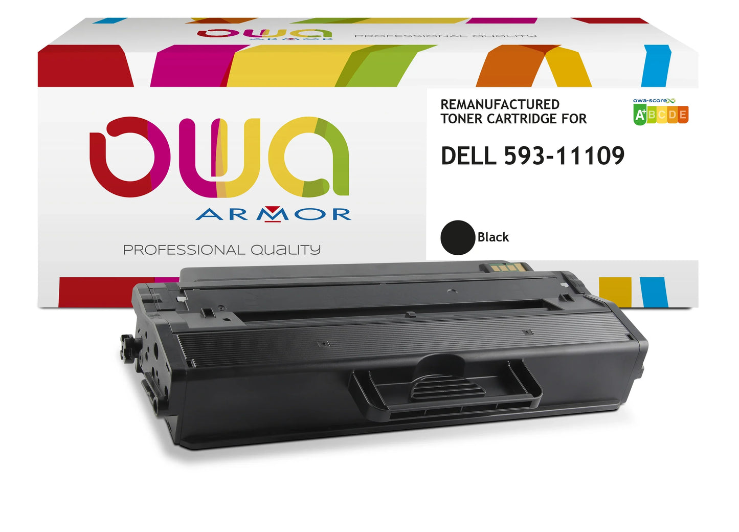 Image du dell 593-11109 - toner remanufacturé owa pour dell - noir