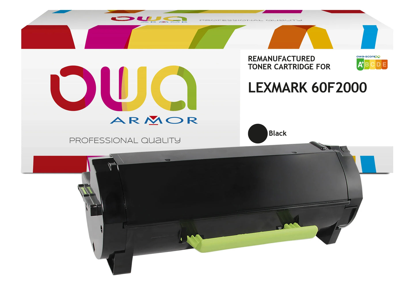 LEXMARK 60F2000 - Cartouche laser compatible - Noir - Cartouchify