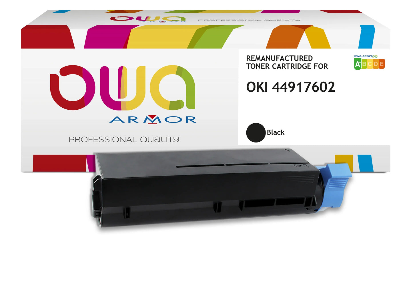 Image du oki b431 - toner remanufacturé owa pour oki - haute capacité - noir