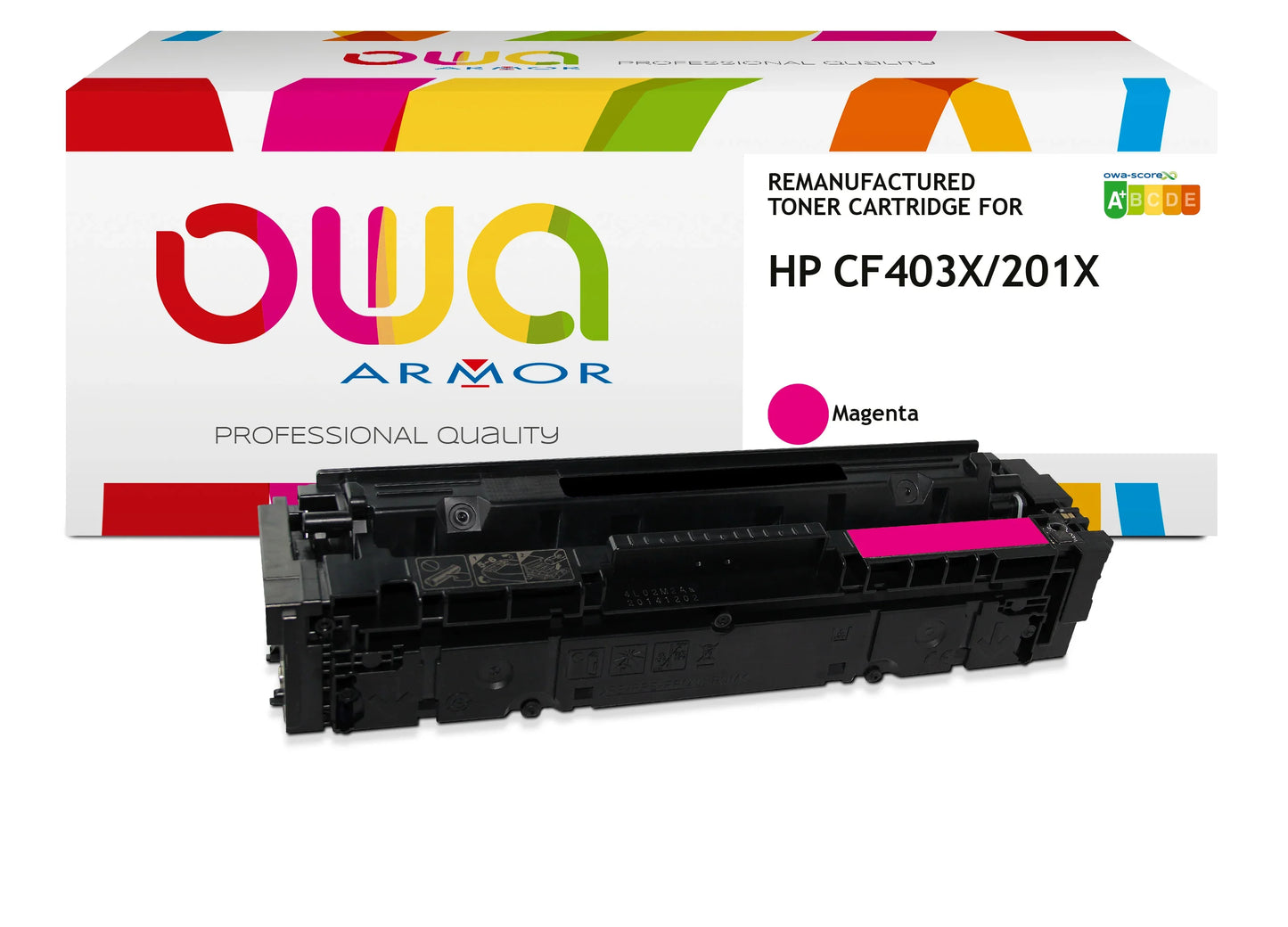 HP CF403X - Cartouche laser compatible - haute capacité - Magenta - Cartouchify