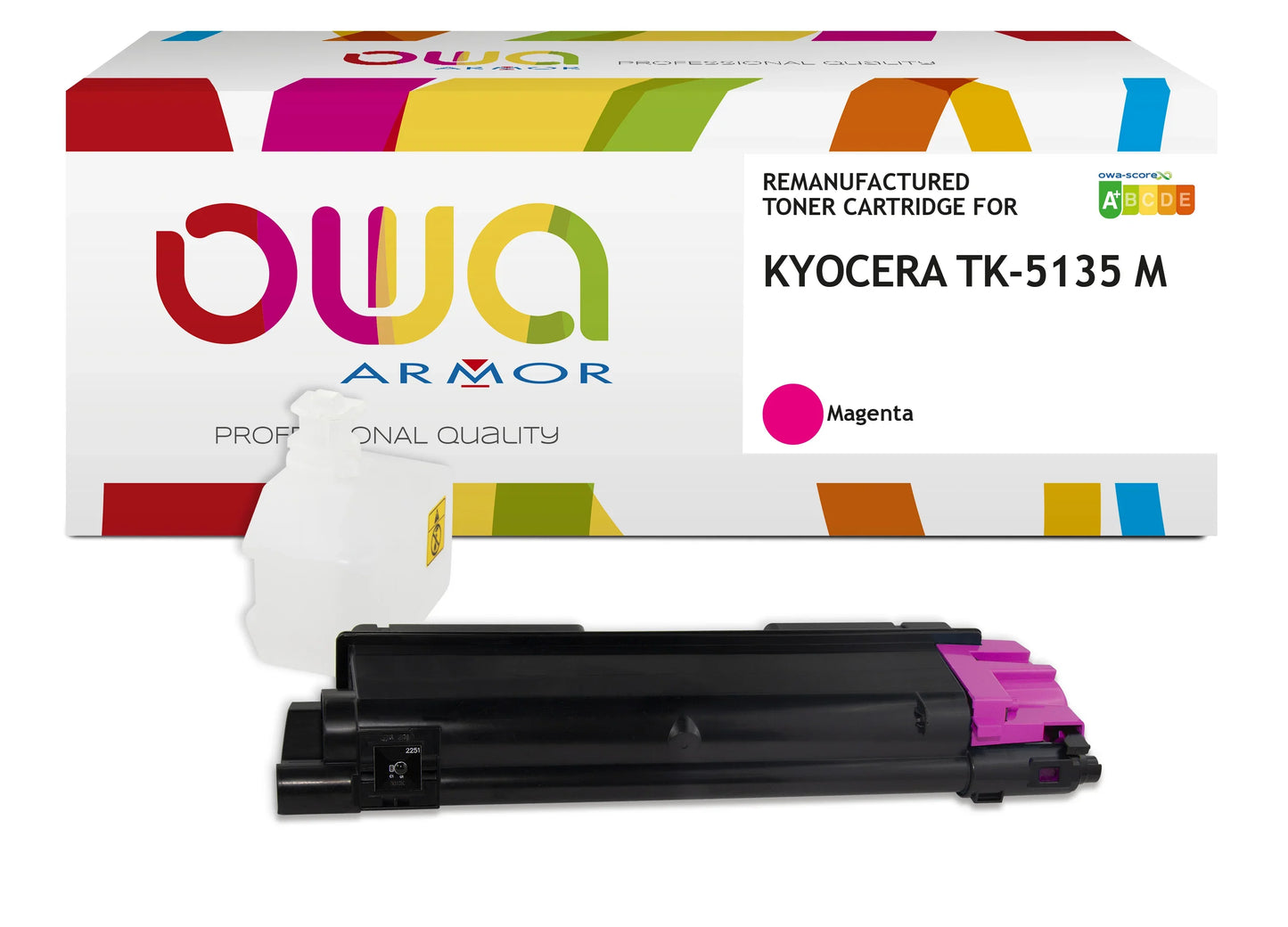 KYOCERA TK-5135 M - toner remanufacturé OWA pour KYOCERA - Magenta - Cartouchify