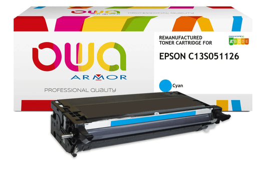 EPSON C13S051126 - toner remanufacturé OWA pour EPSON - haute capacité - Cyan - Cartouchify