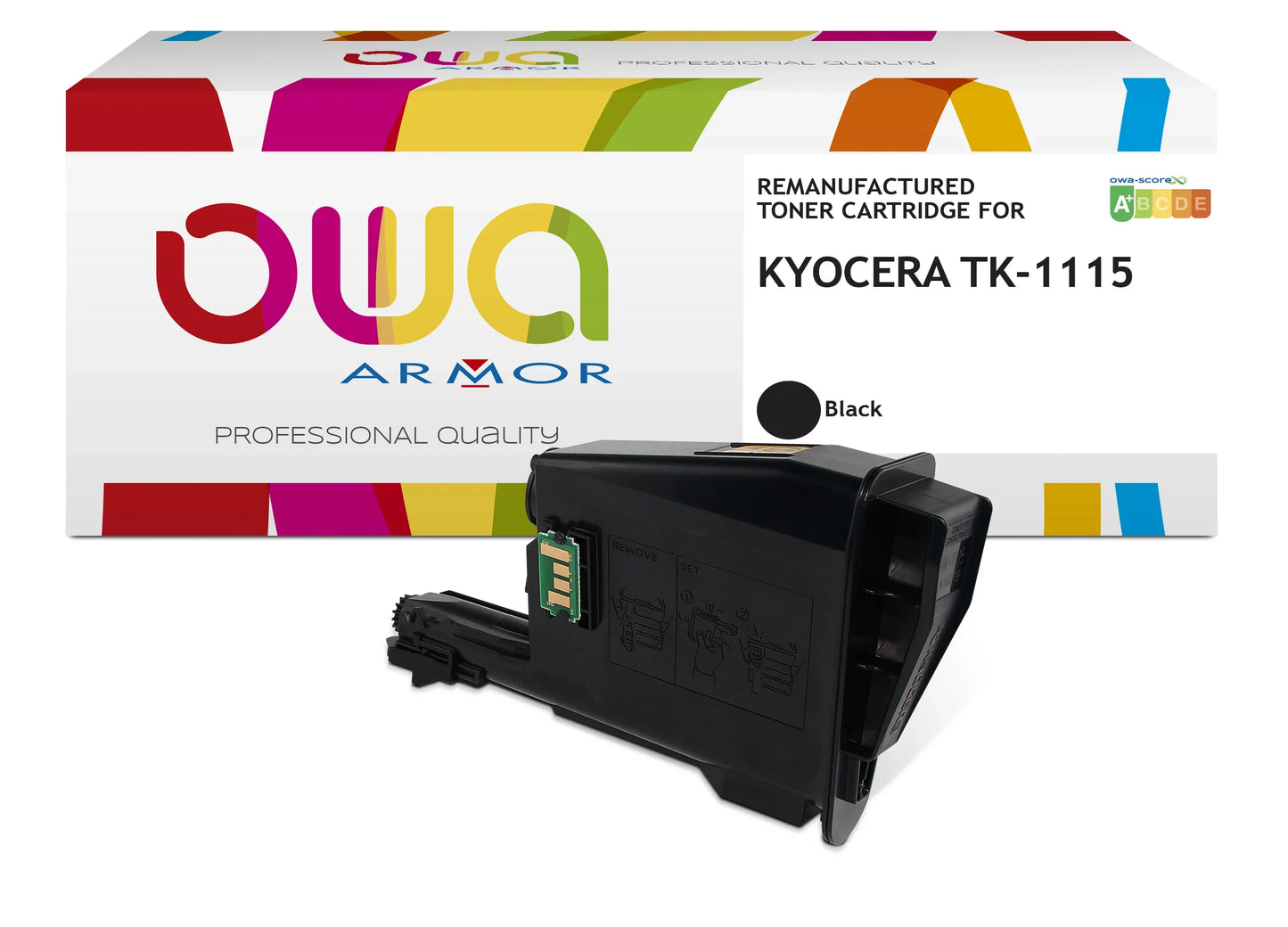 KYOCERA TK-1115 - Cartouche laser compatible - extra haute capacité - Noir - Cartouchify