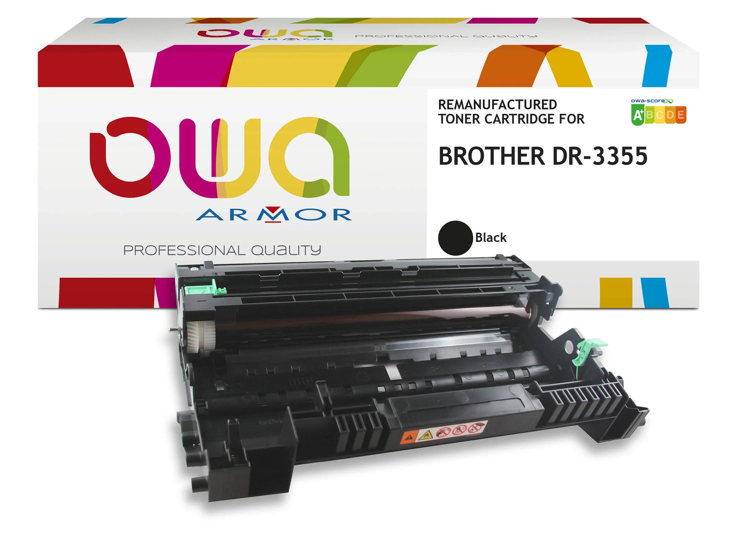 BROTHER DR-3355 - toner remanufacturé OWA pour BROTHER - Tambour Noir - Cartouchify