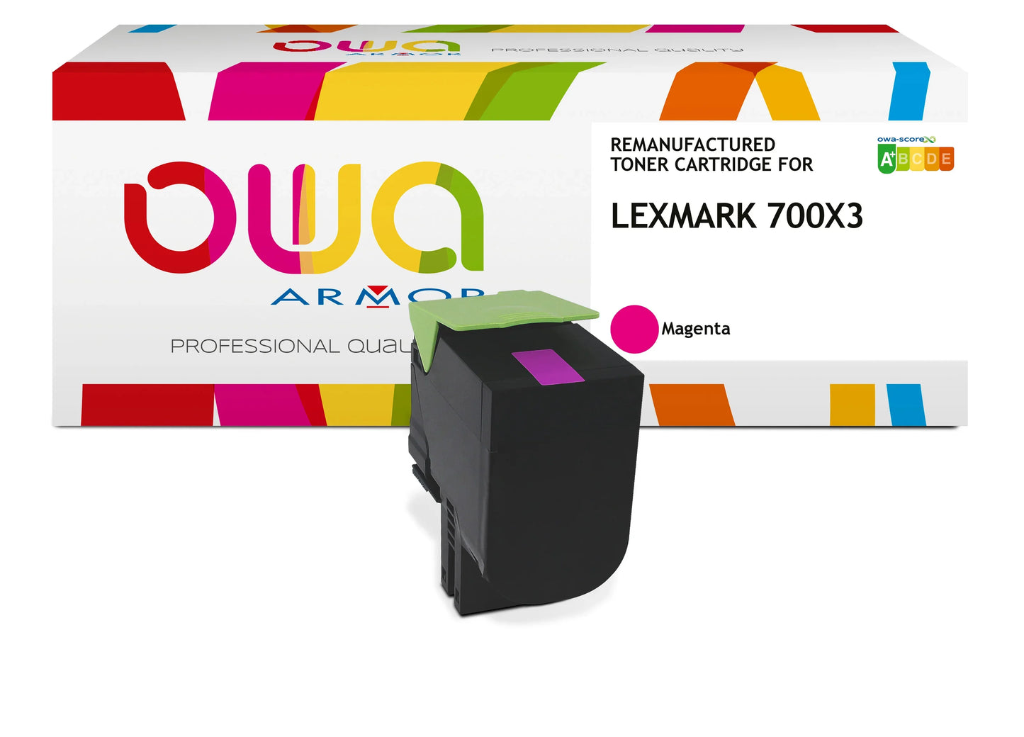 LEXMARK 70C0X30 - Cartouche laser compatible - haute capacité - Magenta - Cartouchify