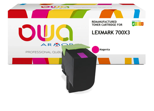 LEXMARK 70C0X30 - Cartouche laser compatible - haute capacité - Magenta - Cartouchify
