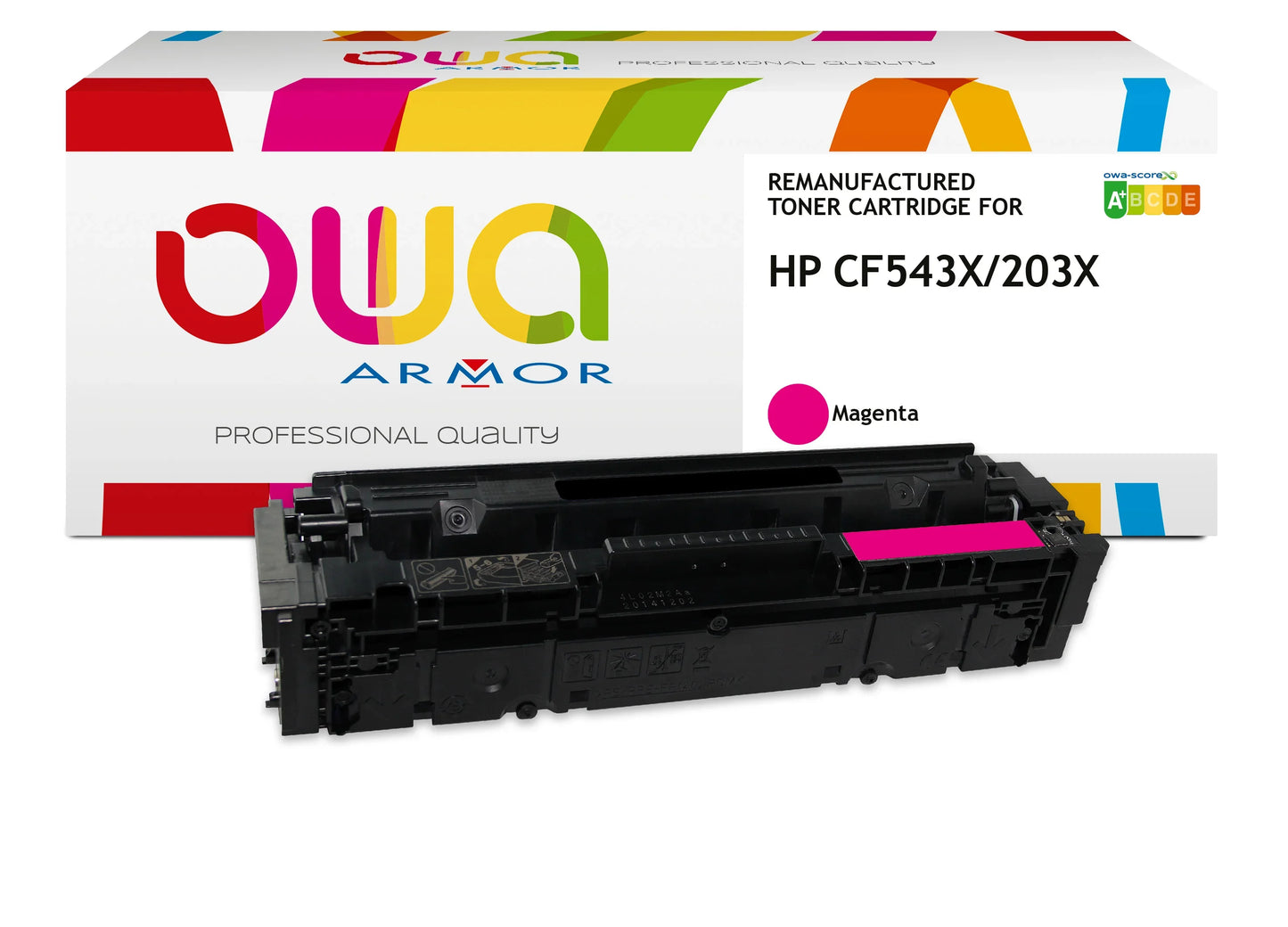 HP CF543X - Cartouche laser compatible - haute capacité - Magenta - Cartouchify