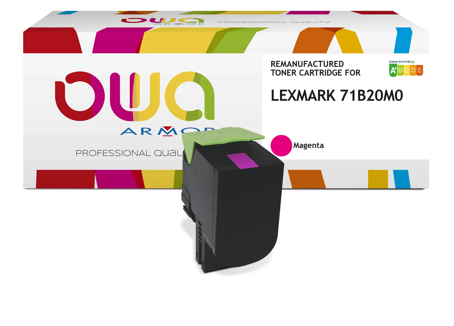 LEXMARK 71B20M0 - Cartouche laser compatible - Magenta - Cartouchify