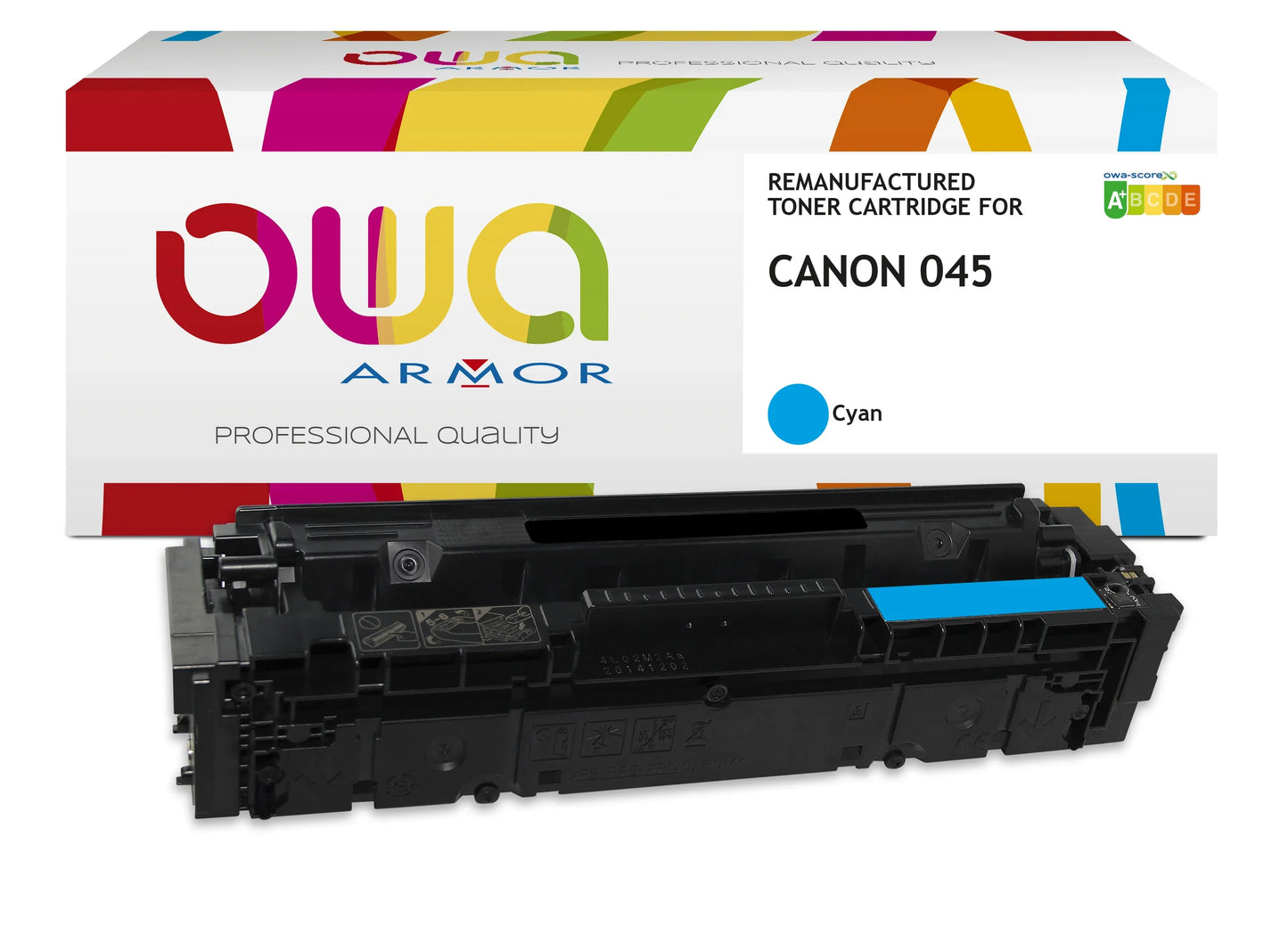 CANON 045 - toner remanufacturé OWA pour CANON - Cyan - Cartouchify