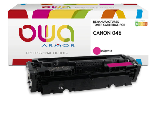 CANON 046 - toner remanufacturé OWA pour CANON - Magenta - Cartouchify