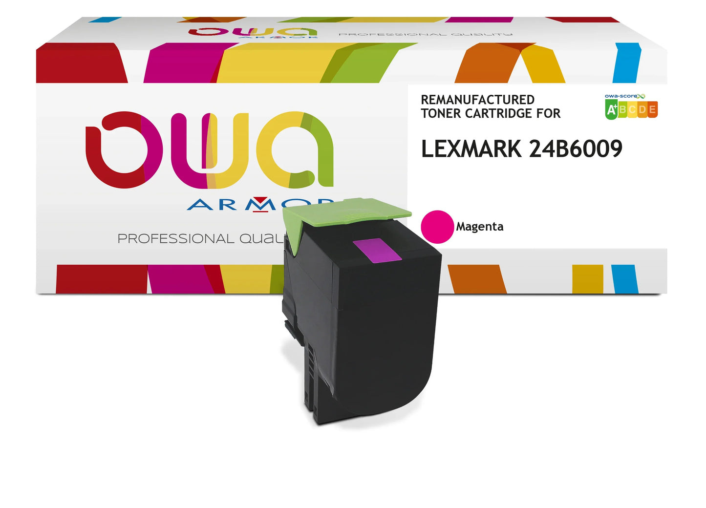 LEXMARK 24B6009 - Cartouche laser compatible - haute capacité - Magenta - Cartouchify