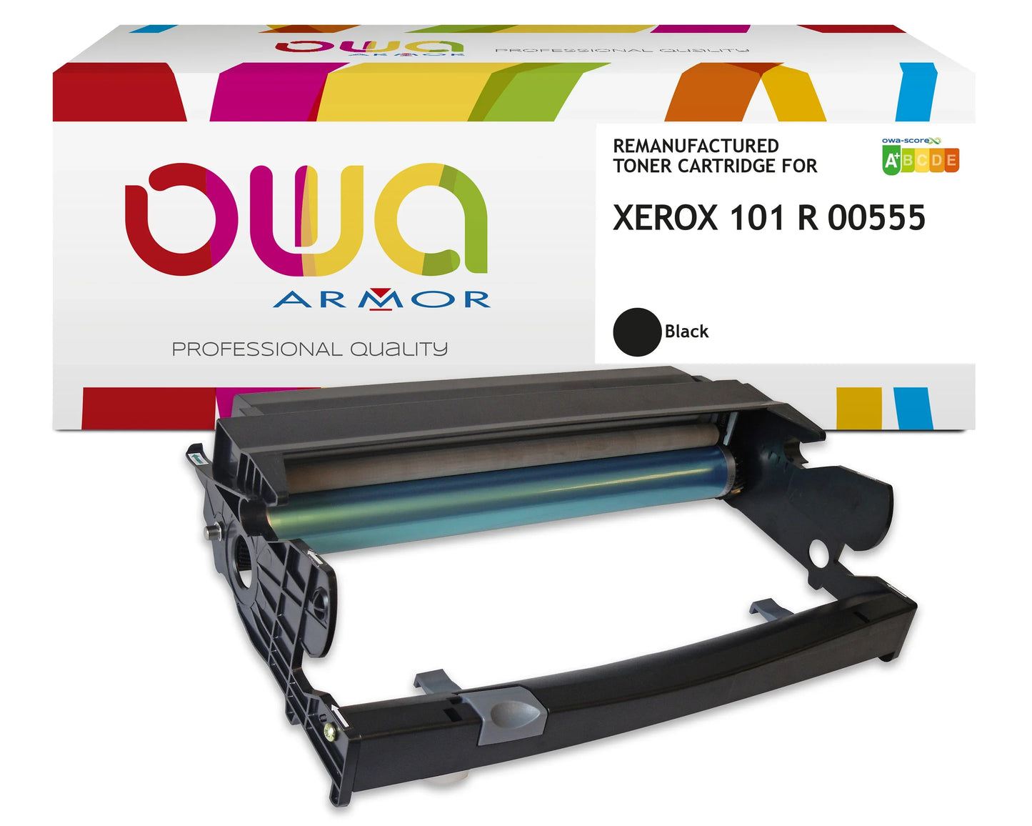 XEROX 101 R 00555 - tambour remanufacturé OWA pour XEROX - Noir - Cartouchify