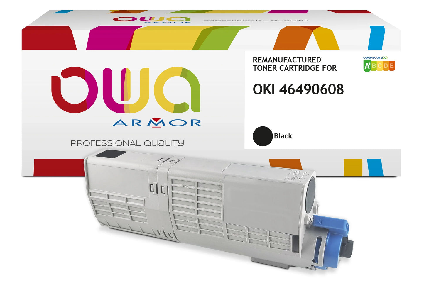 OKI C532 - toner remanufacturé OWA pour OKI - haute capacité - Noir - Cartouchify