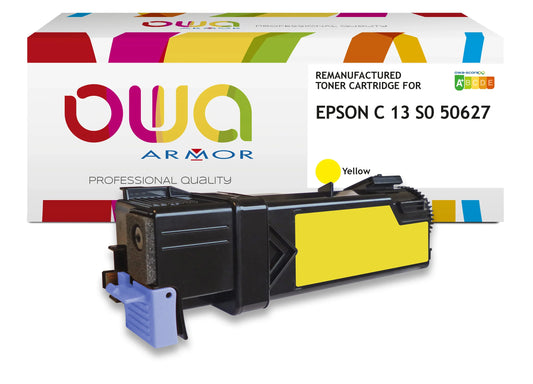 EPSON C 13 S0 50627 - toner remanufacturé OWA pour EPSON - Jaune - Cartouchify