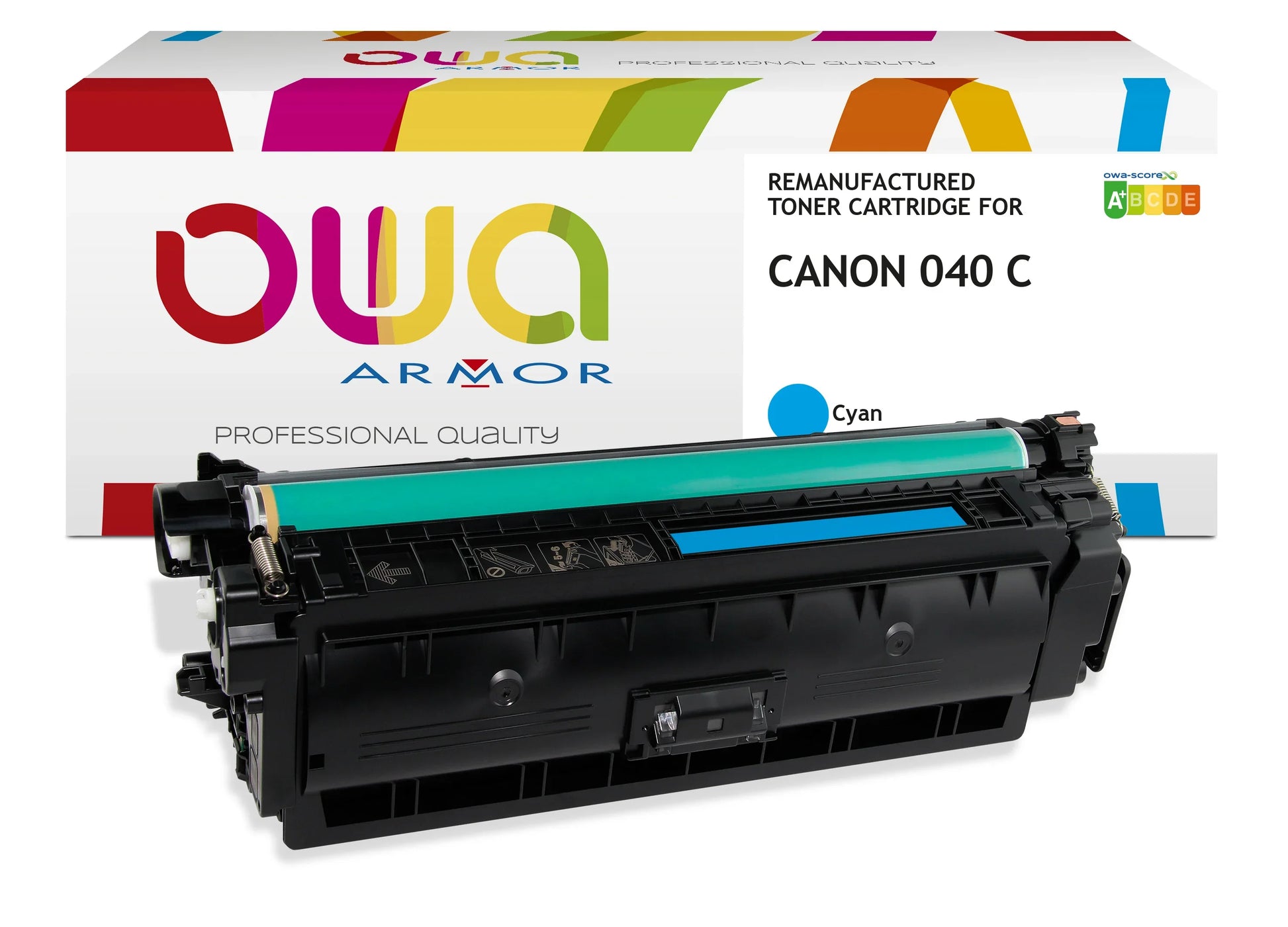 CANON 0458 C 001 - toner remanufacturé OWA pour CANON - Cyan - Cartouchify
