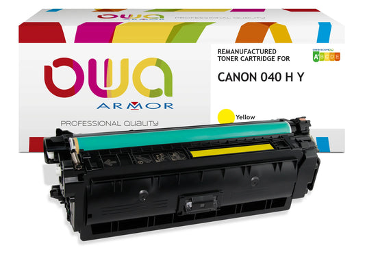 CANON 0455 C 001 - toner remanufacturé OWA pour CANON - haute capacité - Jaune - Cartouchify