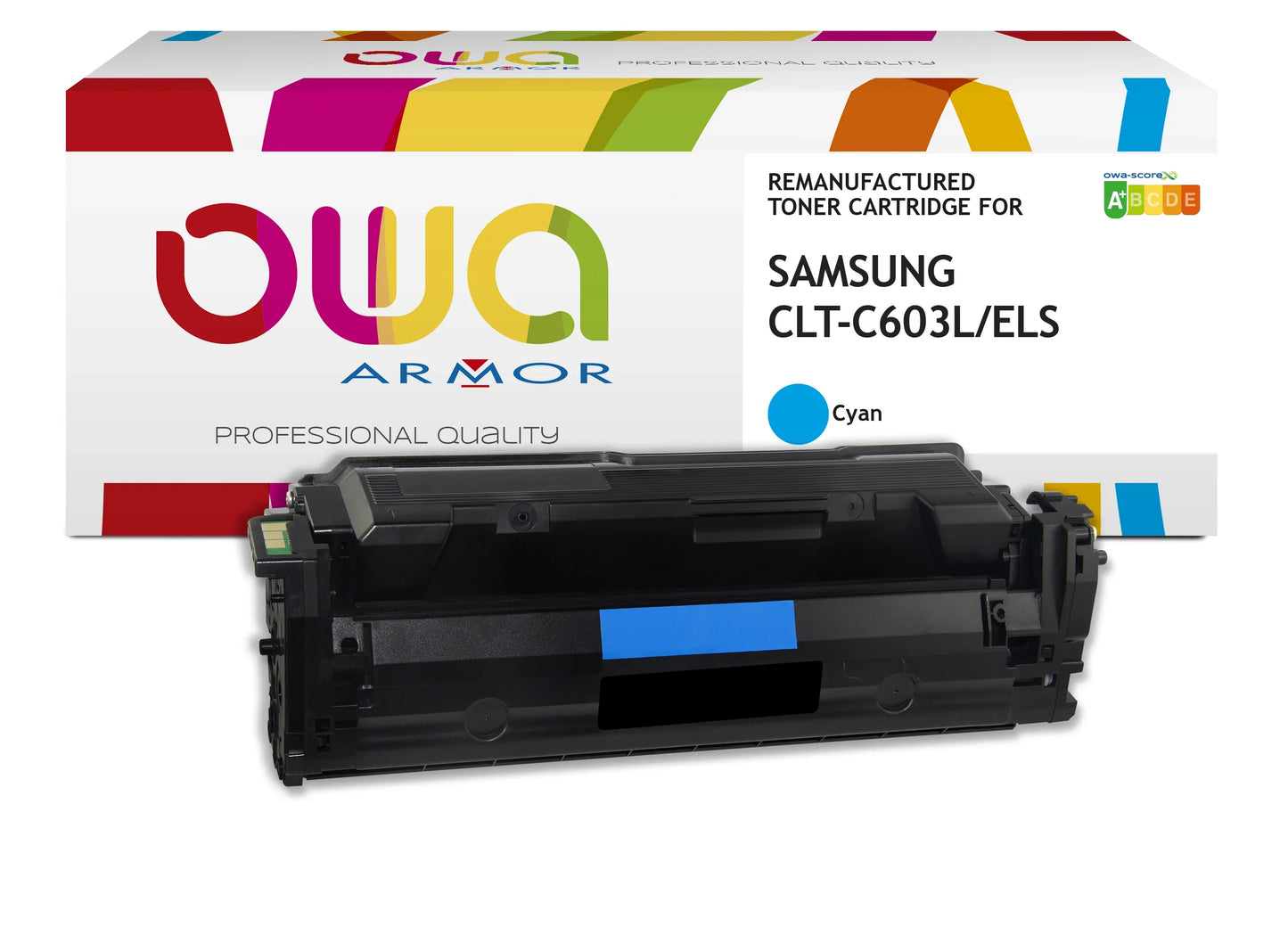 SAMSUNG CLT-C603L/ELS - toner remanufacturé OWA pour SAMSUNG - Cyan - Cartouchify