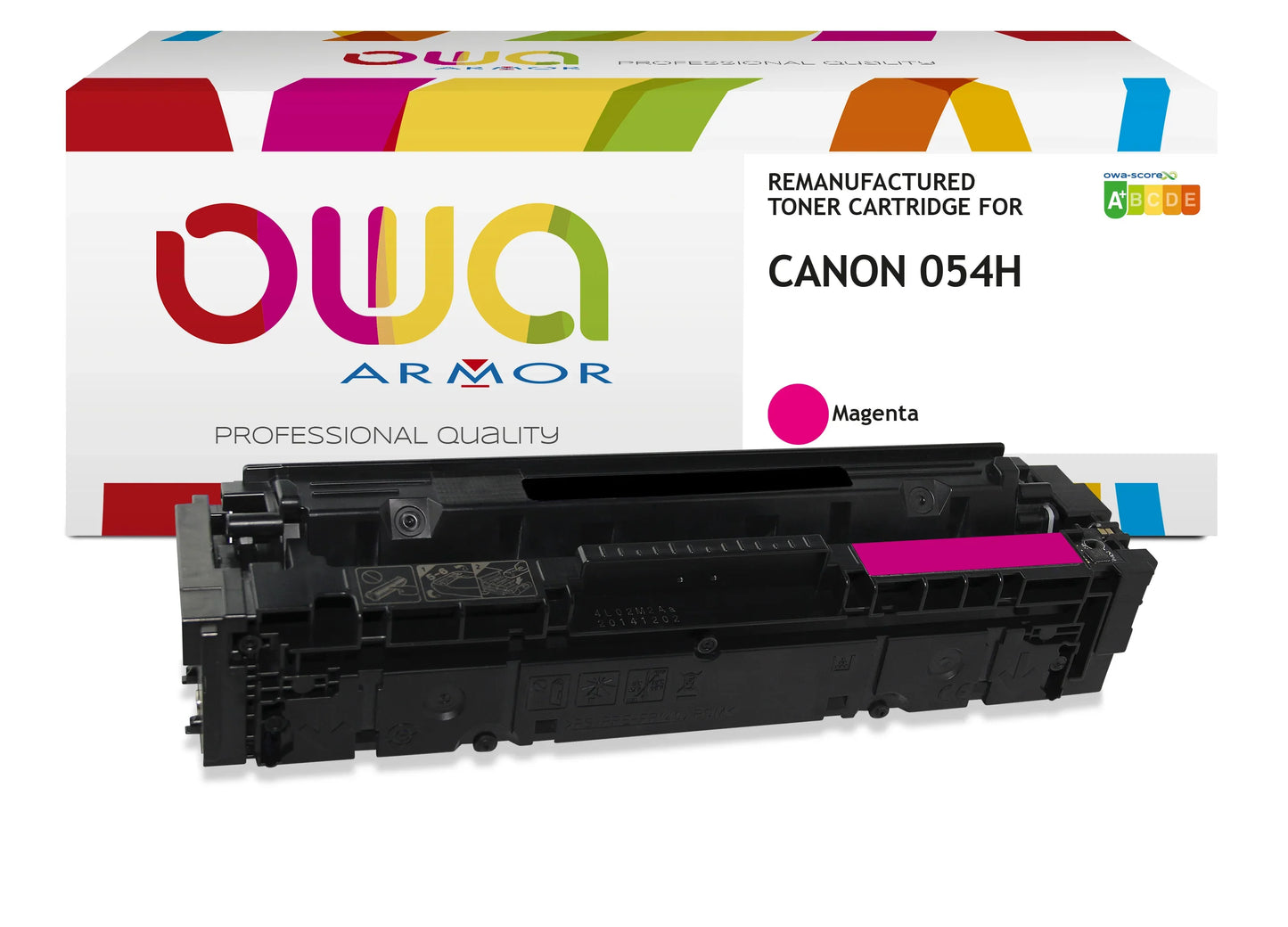 CANON 054H - toner remanufacturé OWA pour CANON - haute capacité - Magenta - Cartouchify