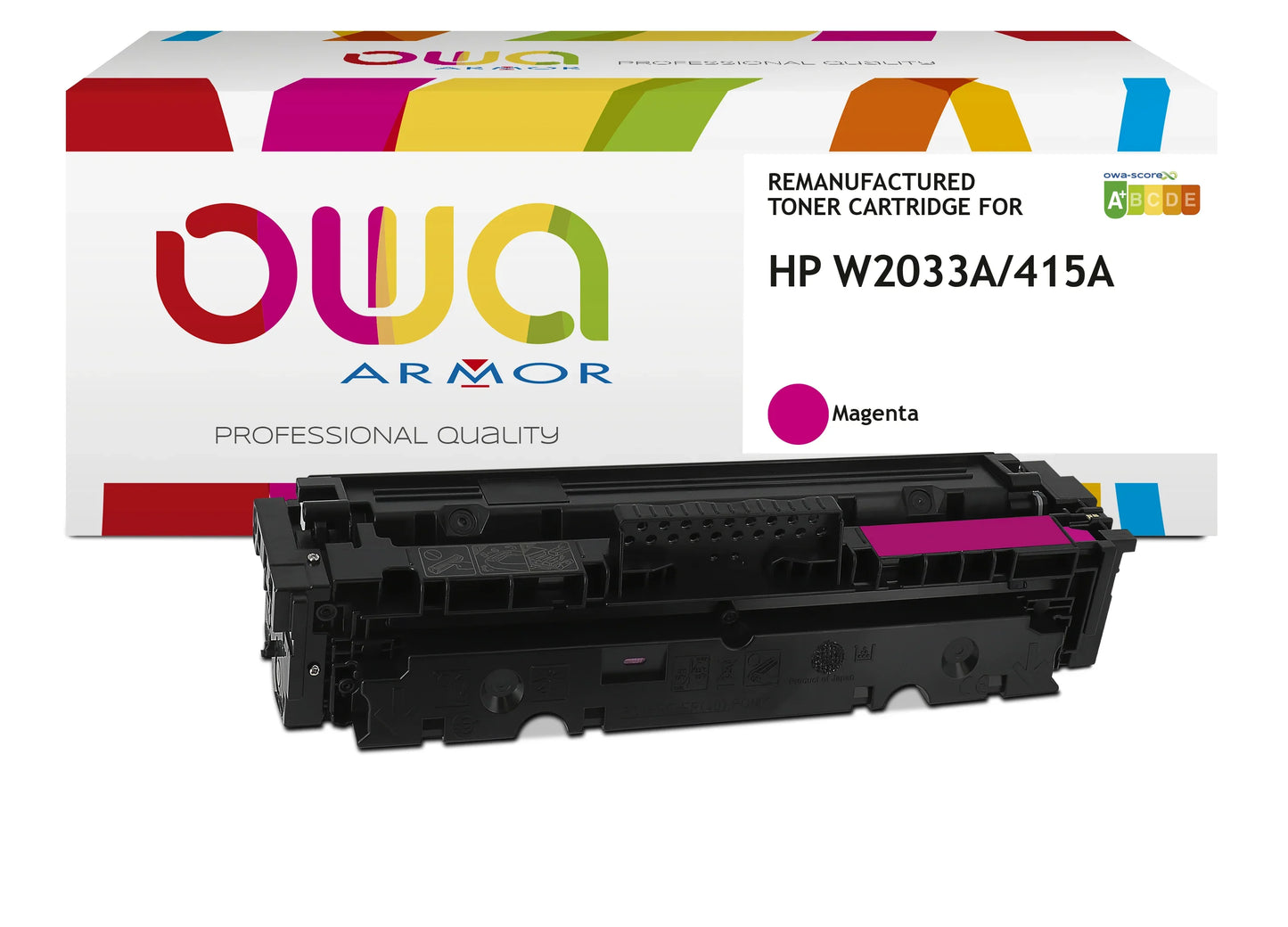 Image du hp 415a - toner remanufacturé owa pour hp - magenta