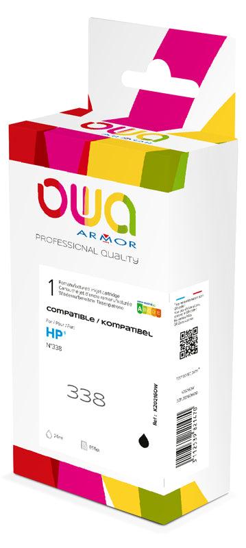 Image du hp 338 - cartouche d'encre remanufacturée owa pour hp - noir
