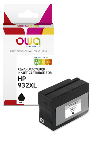 HP 932XL - cartouche d'encre remanufacturée OWA pour HP - haute capacité - Noir - Cartouchify