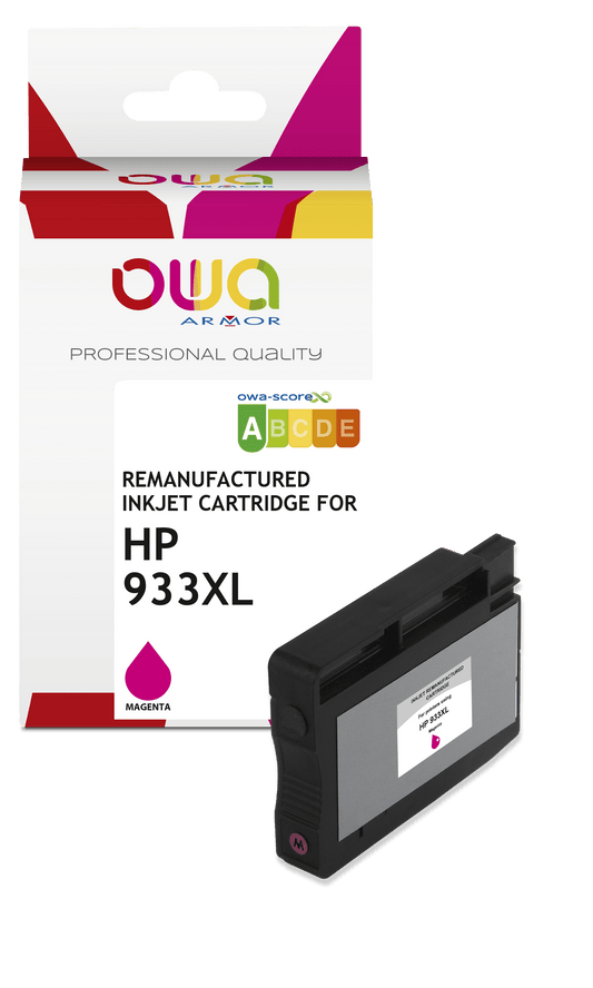 HP 933XL - cartouche d'encre remanufacturée OWA pour HP - haute capacité - Magenta - Cartouchify