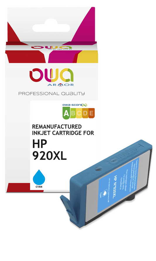 HP 920XL - cartouche d'encre remanufacturée OWA pour HP - haute capacité - Cyan - Cartouchify